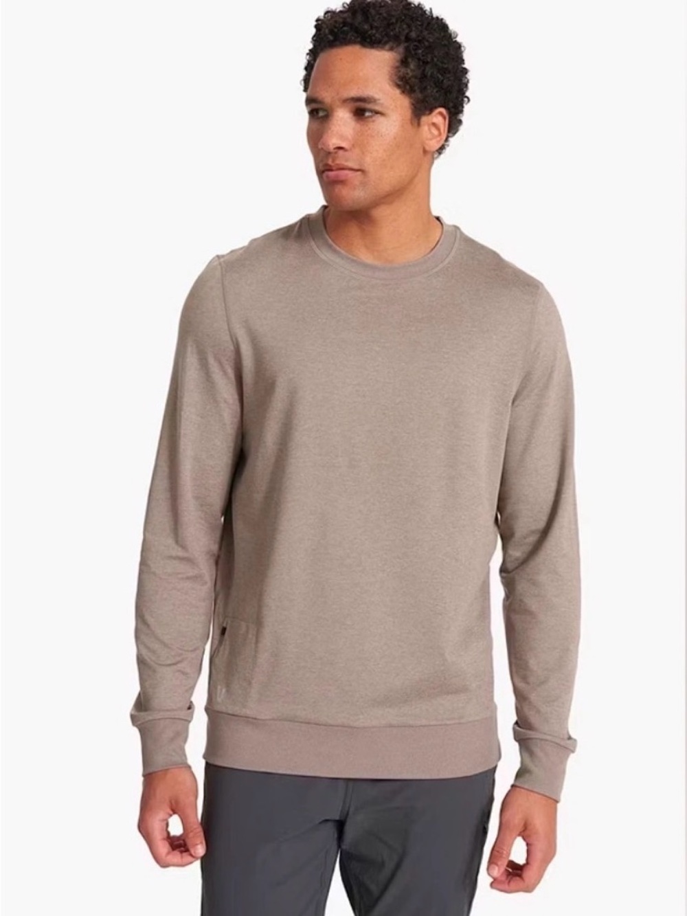 NWT Vuori men’s merino fine gauge wool sweater